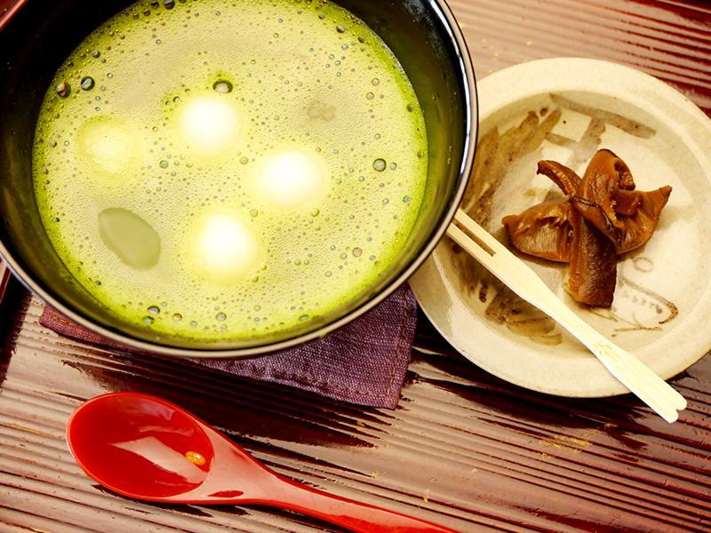 抹茶ぜんざい